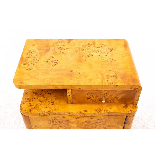 Bedside Tables, Poland, 1940s, Set of 2 For Sale - Image 12 of 14