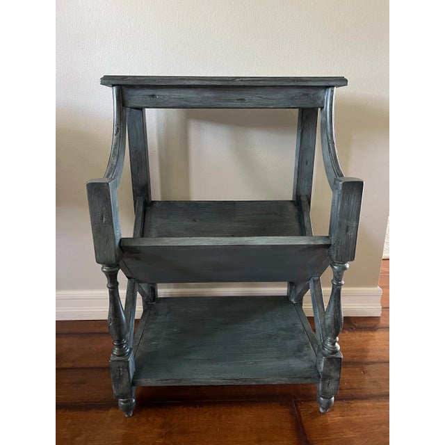 Painted Table with Shelves For Sale In Los Angeles - Image 6 of 6