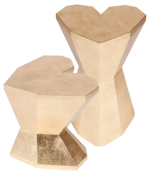 Queen Heart Side Tables by Royal Stranger, Set of 2