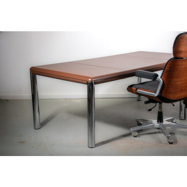1980s No. 3055D Table Desk and No. 3076 Credenza from KnollStudio, 1988 For Sale - Image 5 of 18