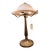 1950s Excelsior Lamp W Glass Shade For Sale