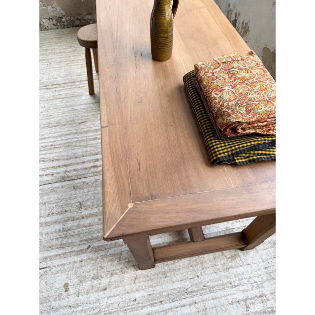 Drapery Table in Walnut, 1900 For Sale - Image 17 of 18