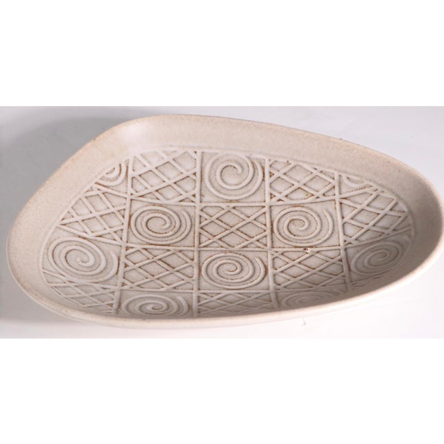 Mid 20th Century Mid Century Ethno Pottery Bowl Made in Germany by Jasba C. 1960's For Sale - Image 5 of 9