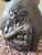 Early 20th century bronze bas-relief depicting a classical draped female figure holding her hand across her chest. Signed...