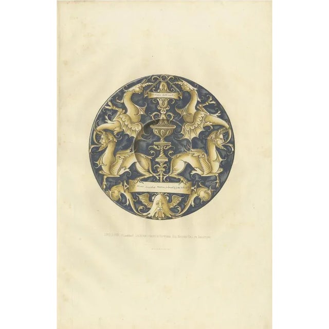 Mid 19th Century Delange, Drageoir of Andrew Fountaine, 1869, Print For Sale - Image 5 of 5