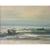 An original framed seascape watercolor on paper painting of a boat at low-tide by the talented artist, Suraprison. The...