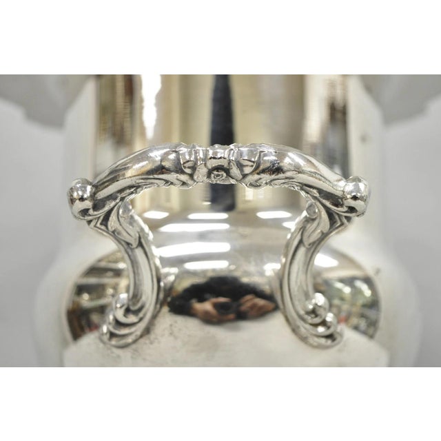 Oneida Vintage Oneida Silver Plated Trophy Cup Urn Champagne Chiller Bar Ice Bucket For Sale - Image 4 of 16