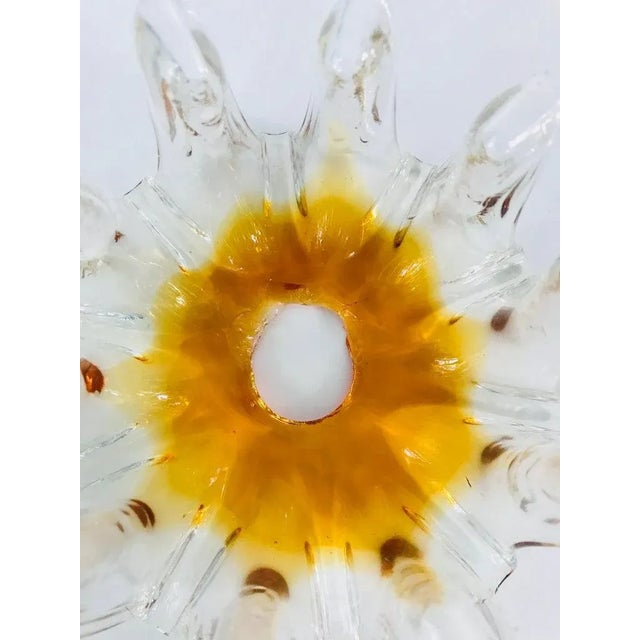 Aluminium and Murano Glass Ceiling Light by Mazegga, 1970s, Italy For Sale - Image 9 of 10