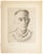 Image dimensions: 16 x 12.5 cm. Henry de Montherlant Portrait is an original black and white lithograph realized by Yves...