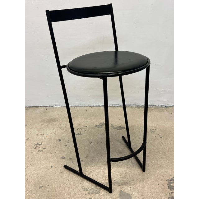 Emilio Nanni Musmé Counter Stool for Fly Line, 1984 For Sale - Image 13 of 13