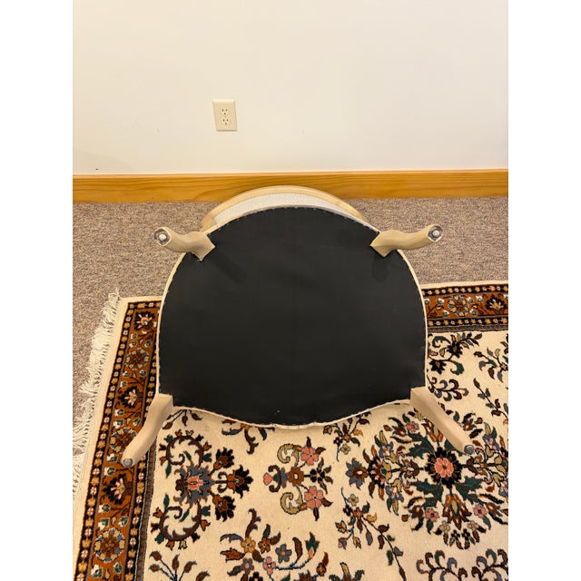 1980s Pair of Vintage French Country Arm Chairs For Sale - Image 4 of 12