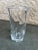 Consolidated Lamp & Glass Co. Art Deco Style Modernist Cubist Lead Crystal Glass Vase For Sale - Image 4 of 5