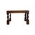 Crafted from solid dark oak, this vintage footstool features a traditional hand-woven cane top supported by elegant turned...