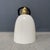 Opaline Glass Hanging Lamp with Brass Fixture For Sale - Image 17 of 18