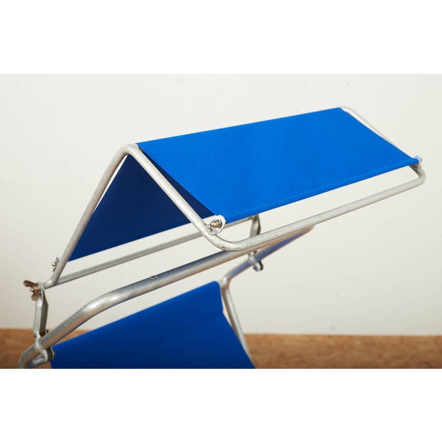 Lido Lounger in Blue by Battista and Gino Giudici, 1935 For Sale - Image 6 of 15
