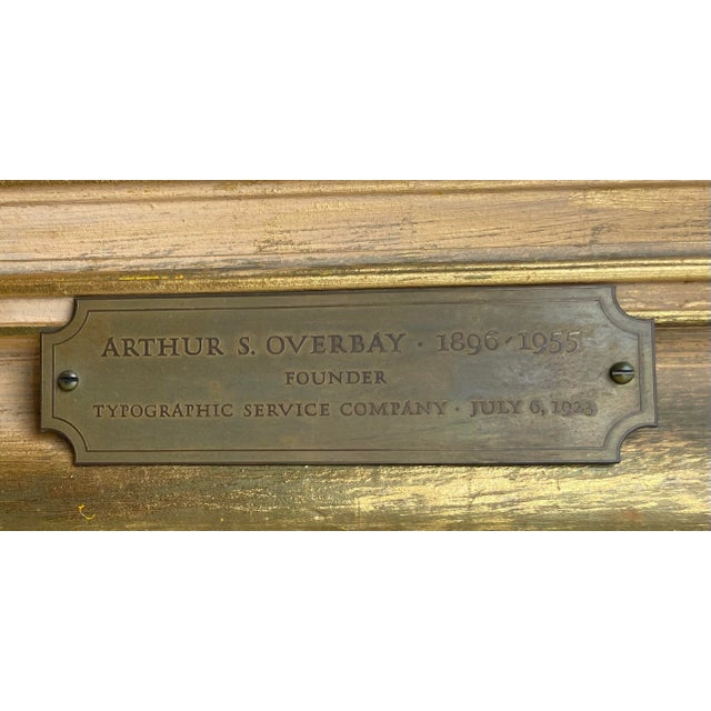 Paint Internationally Renowned Artist Marie Goth’s 1923 Monumental Oil Portrait of Hoosier Businessman Arthur S. Overbay For Sale - Image 7 of 11