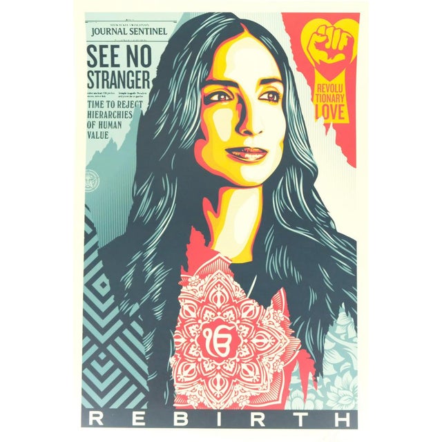 Shepard Fairey, Rebirth, Lithograph For Sale - Image 4 of 8