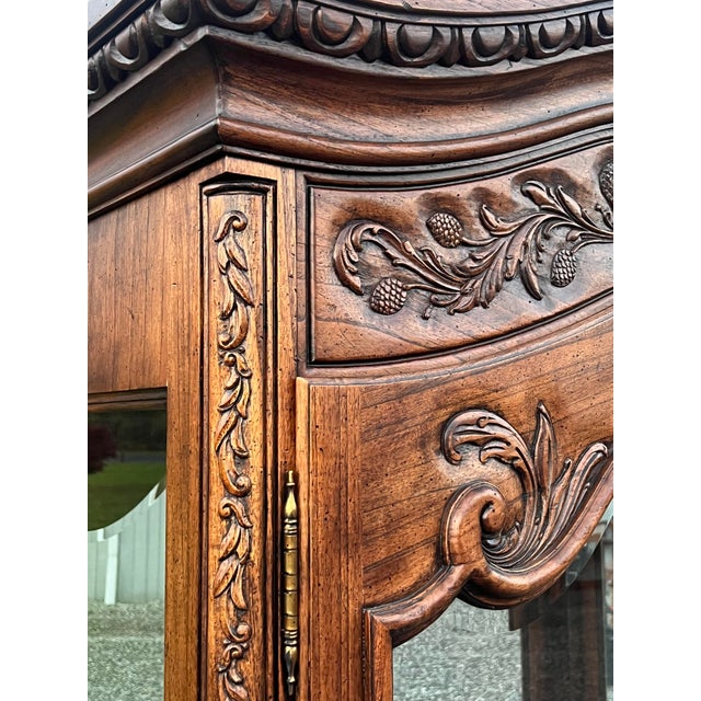 Hekman Furniture Carved French Country Display Chairish