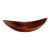 Hawaiian Hand-Carved, Canoe-Shaped Wooden Bowl For Sale