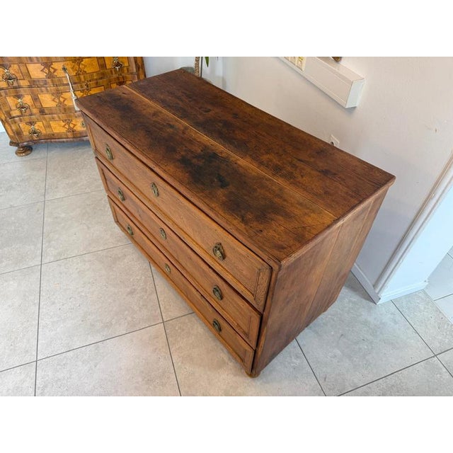 Wood Baroque Chest of Drawers in Pine For Sale - Image 7 of 18