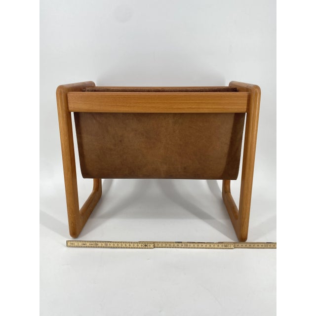 Mid-Century Teak Magazine Rack, 1960s For Sale - Image 6 of 12