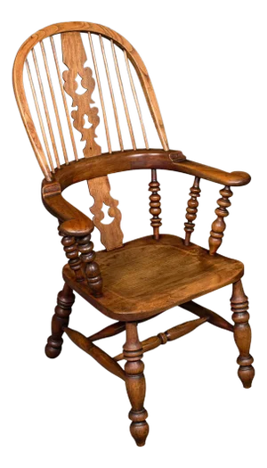 Antique Yorkshire Armchair, English, Elm, Country House, Elbow Seat, Victorian
