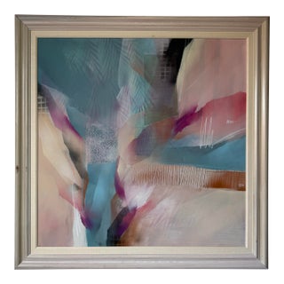 Large- Craig C. Reheis (1941-1991) Expressionist Abstract Acrylic on Canvas Painting For Sale