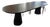Maiden Home Blackened Oak Dining Table For Sale