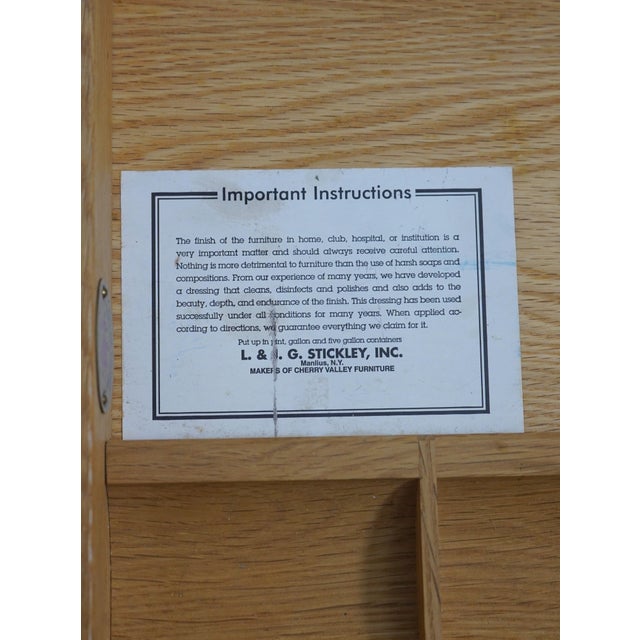 Stickley Mission Oak 2 Drawer Desk For Sale - Image 18 of 18