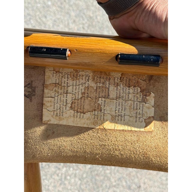 Vintage Folding Oak Stool by Poul Hundevad, 1958 For Sale - Image 13 of 14