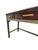 Late 20th Century Custom Refinished Hand-Painted 3-Drawer Writing Desk For Sale - Image 5 of 9