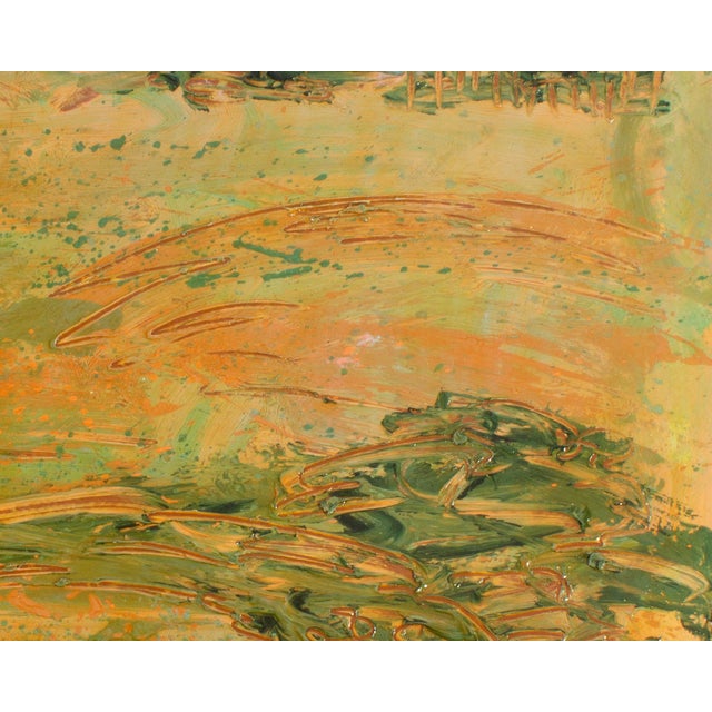 1980s S1980s “Savannah” Abstract Acrylic Landscape Diptych by Harry Hilson For Sale - Image 5 of 9
