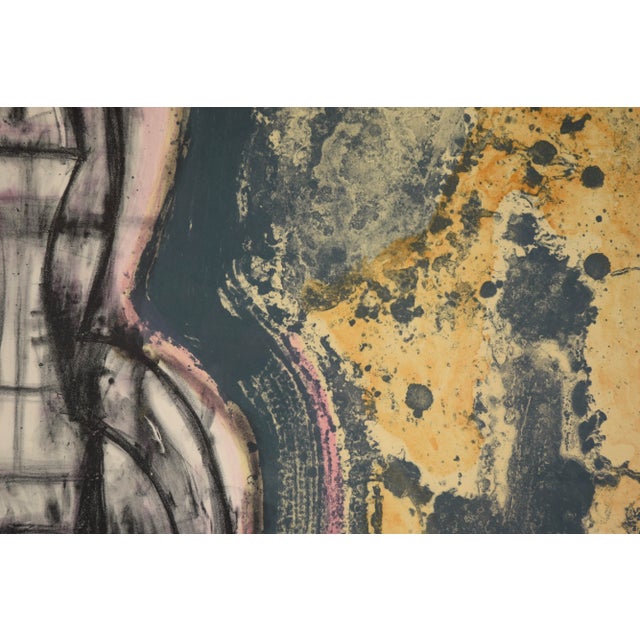 "Personaje en Un Cueva" (Personage in a Cave) Surrealist Lithograph by Rufino Tamayo For Sale - Image 4 of 9