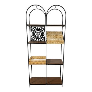C. 1960s Arthur Umanoff for Shaver Howard "Mayan" Series Etagere For Sale