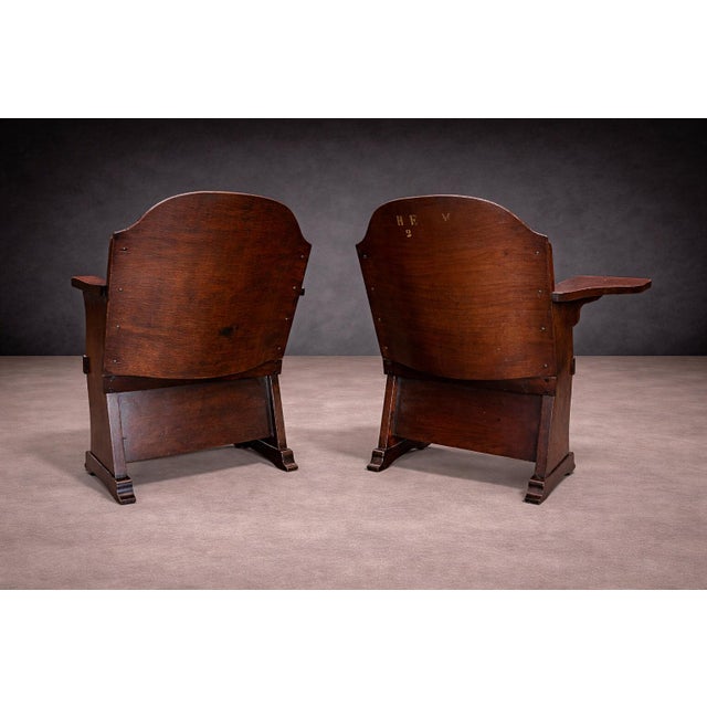 Pair of Auditorium Armchairs in Bentwood, Cimo, 1950s - Lot 140 For Sale In New York - Image 6 of 11