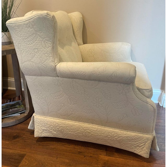 1980s Vintage Ethan Allen Club Chair Chairish