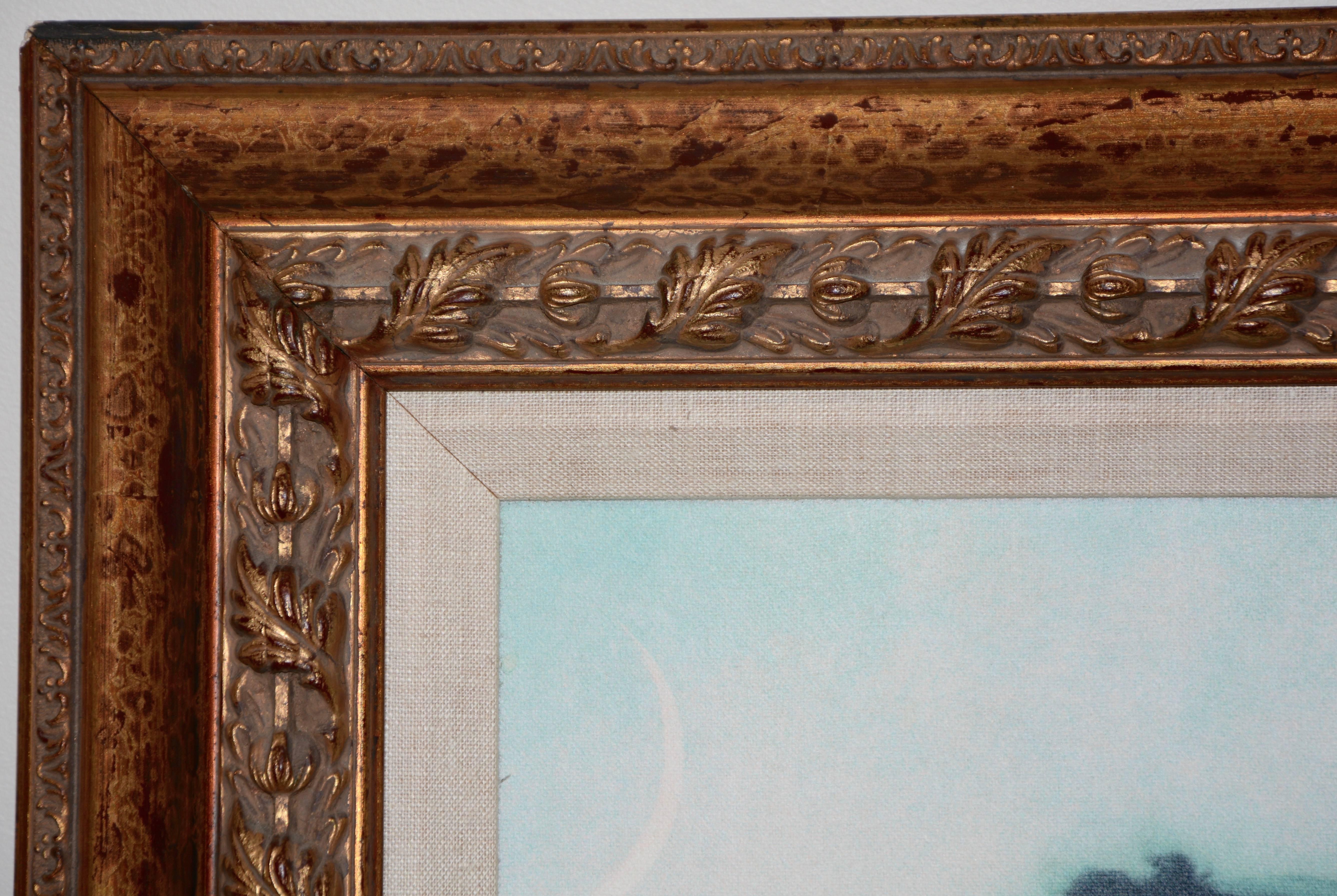 William Bouguereau Paintings Evening Mood Print On Canvas Framed Reproduction