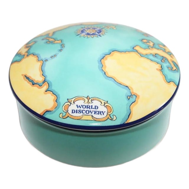 Tiffany & Co. For Tauck World France Porcelain Lidded Trinket Box For Sale