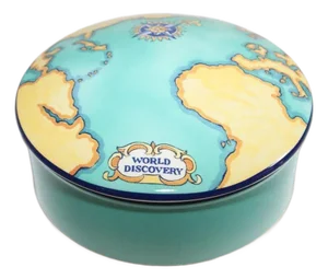 Tiffany & Co. For Tauck World France Porcelain Lidded Trinket Box