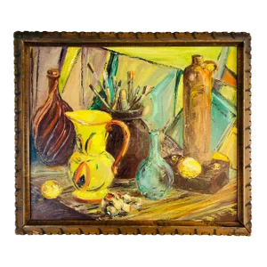 Vintage Still Life, Oil on Canvas