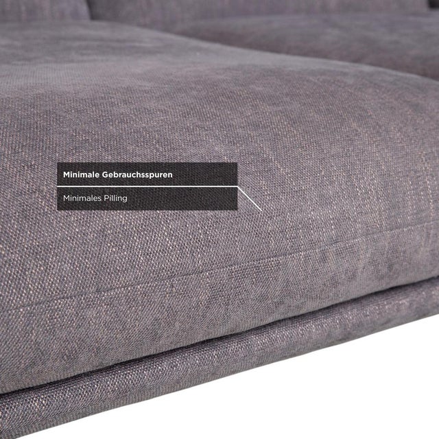 Francis Fabric 2-Seater Sofa in Grey Fabric from Koinor For Sale - Image 13 of 18