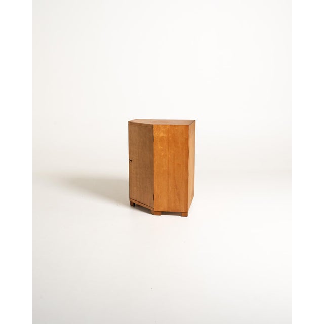 Mid-Century Scandinavian Birch Corner Cabinet, 1930s For Sale - Image 4 of 8