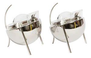 Vintage Model Opasis Oil and Vinegar Set by Enzo Mari for Zani Zani, Set of 2