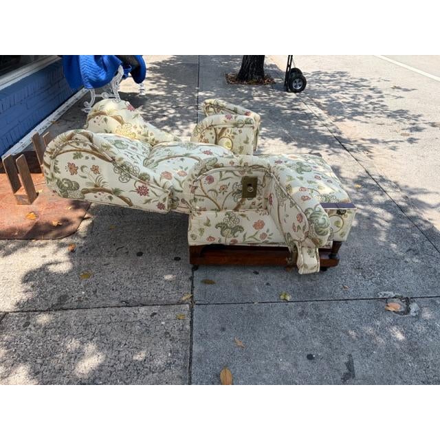 Antique Foots Patent Reclining Arm Chair Great Portland St London For Sale - Image 16 of 18