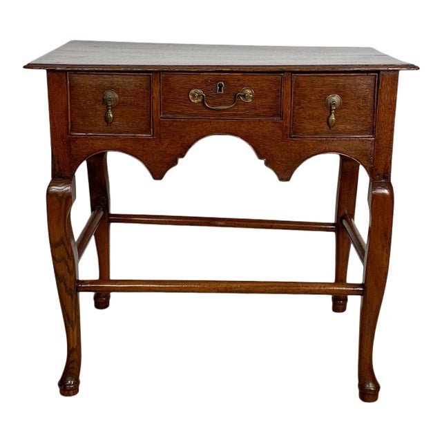 English Georgian Oak Low Boy, Circa 1780 For Sale