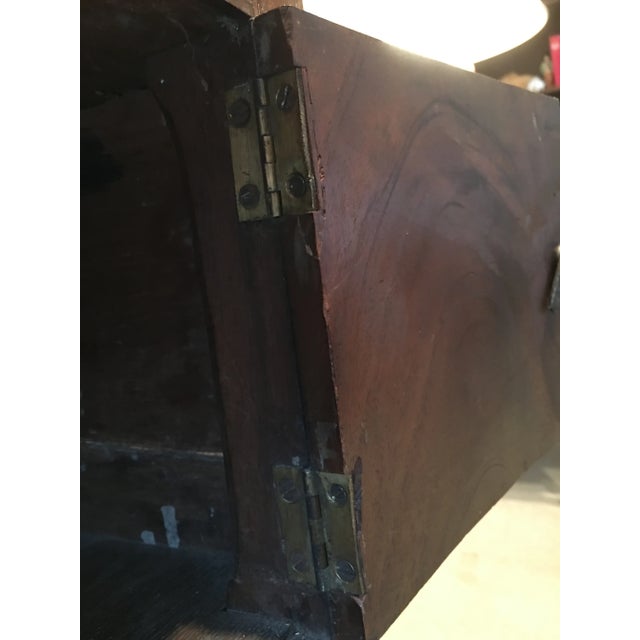 Brown English Tambour Door Commode C1800 For Sale - Image 8 of 11