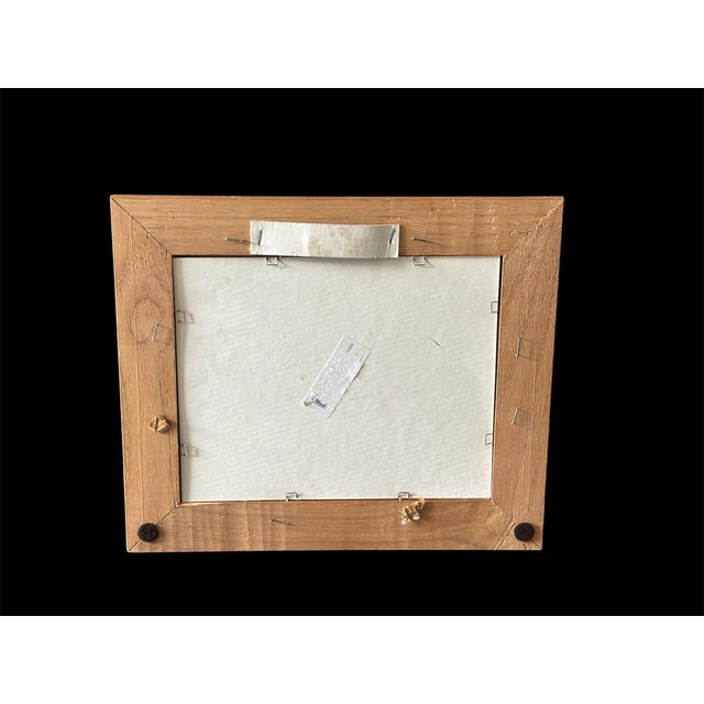 1990s Framed Mule Deer Print Hayden Lambson For Sale - Image 4 of 4