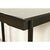 Wood John Widdicomb Mid-Century Modern Hollywood Regency Black Lacquer and Brass Console Table, Newly Refinished For Sale - Image 7 of 9