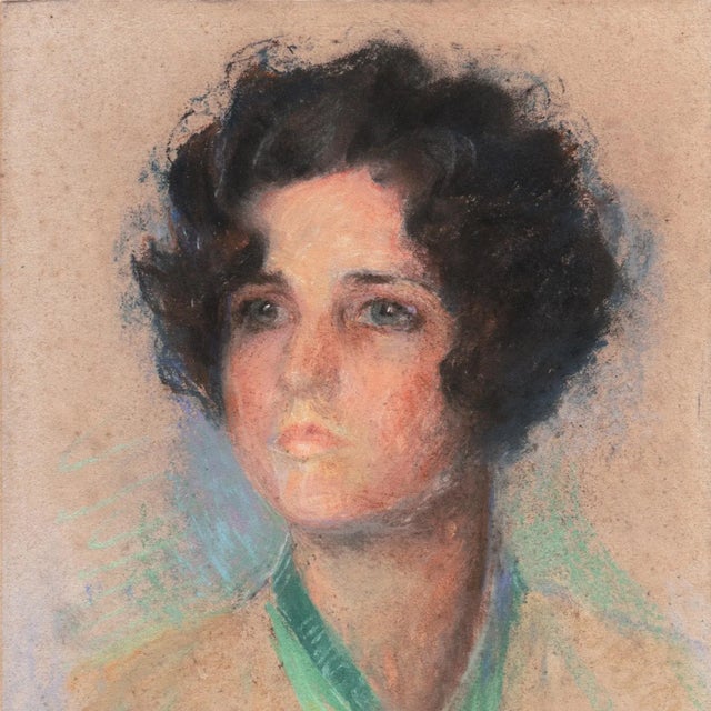 1920s 'A Young Lady', Circle of Frederick Appleyard, Flapper, Roaring 20's, Figural, Portrait of a Woman, Figural For Sale - Image 5 of 6