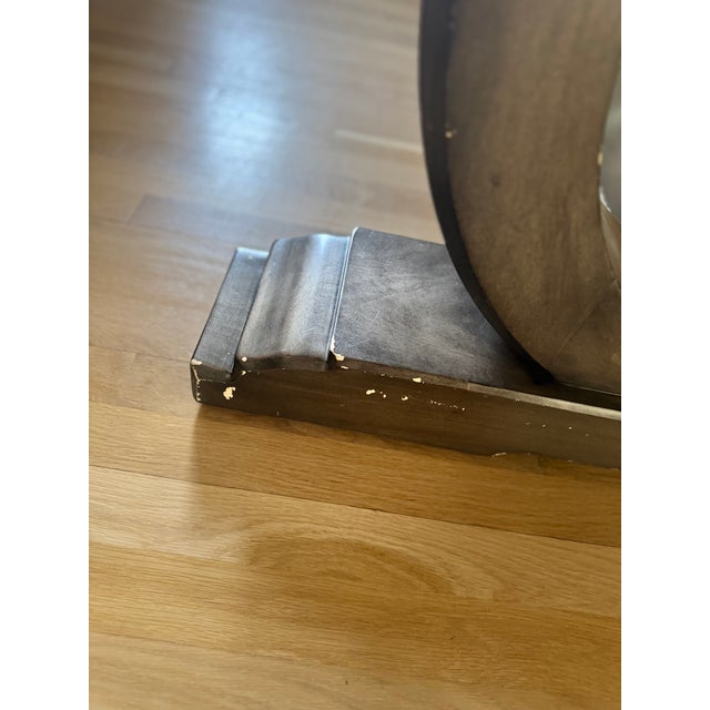 Wood Chaddock Trestle Dining Table With Leaves For Sale - Image 7 of 11